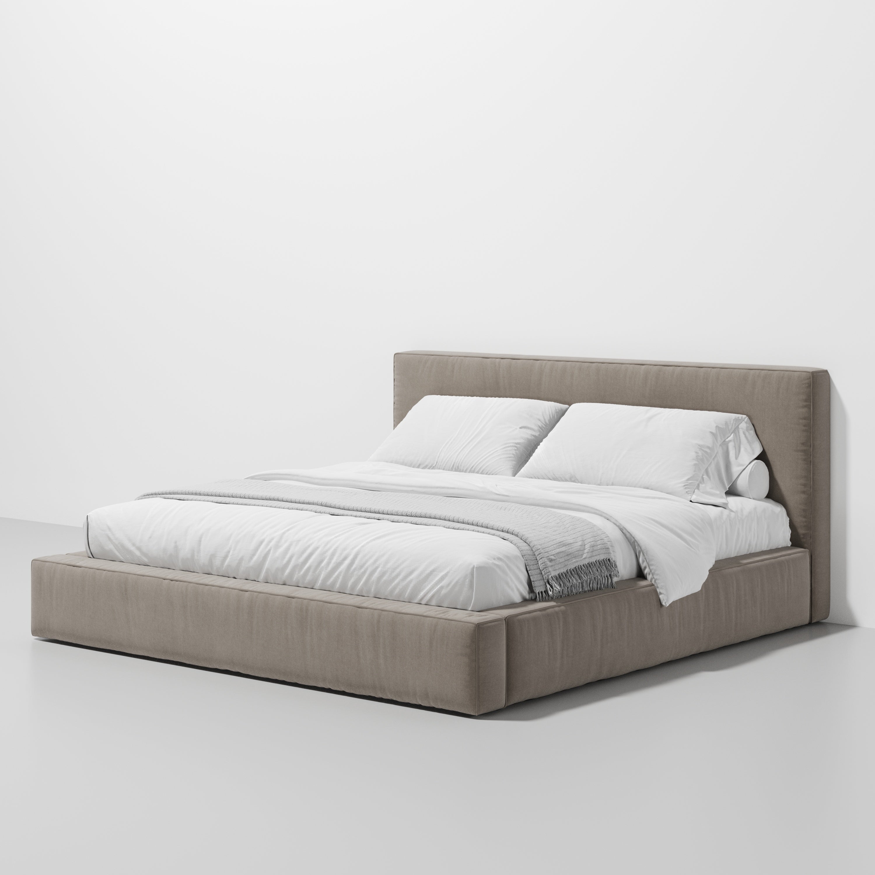 Jasper Platform Bed (Custom) King 42"H #MWS Options 1