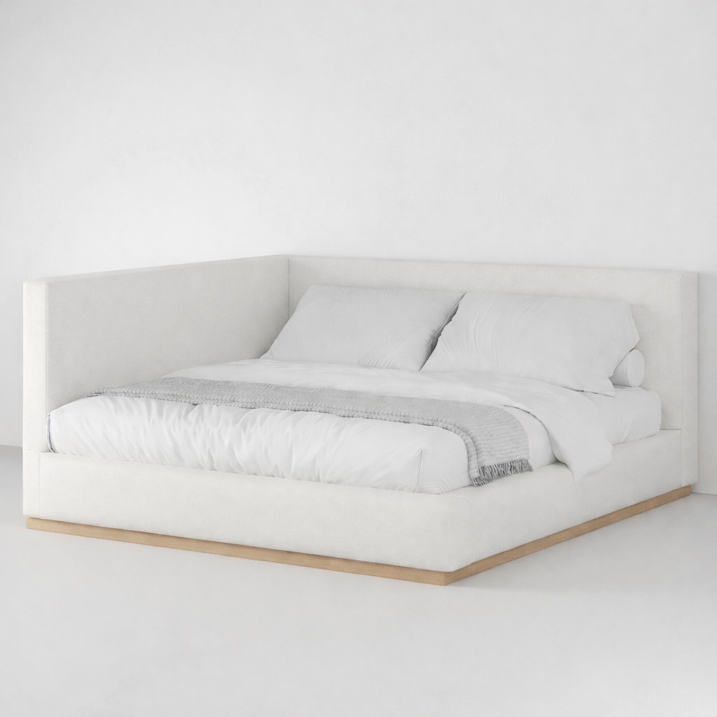 Fresno Corner Platform Bed (Custom)