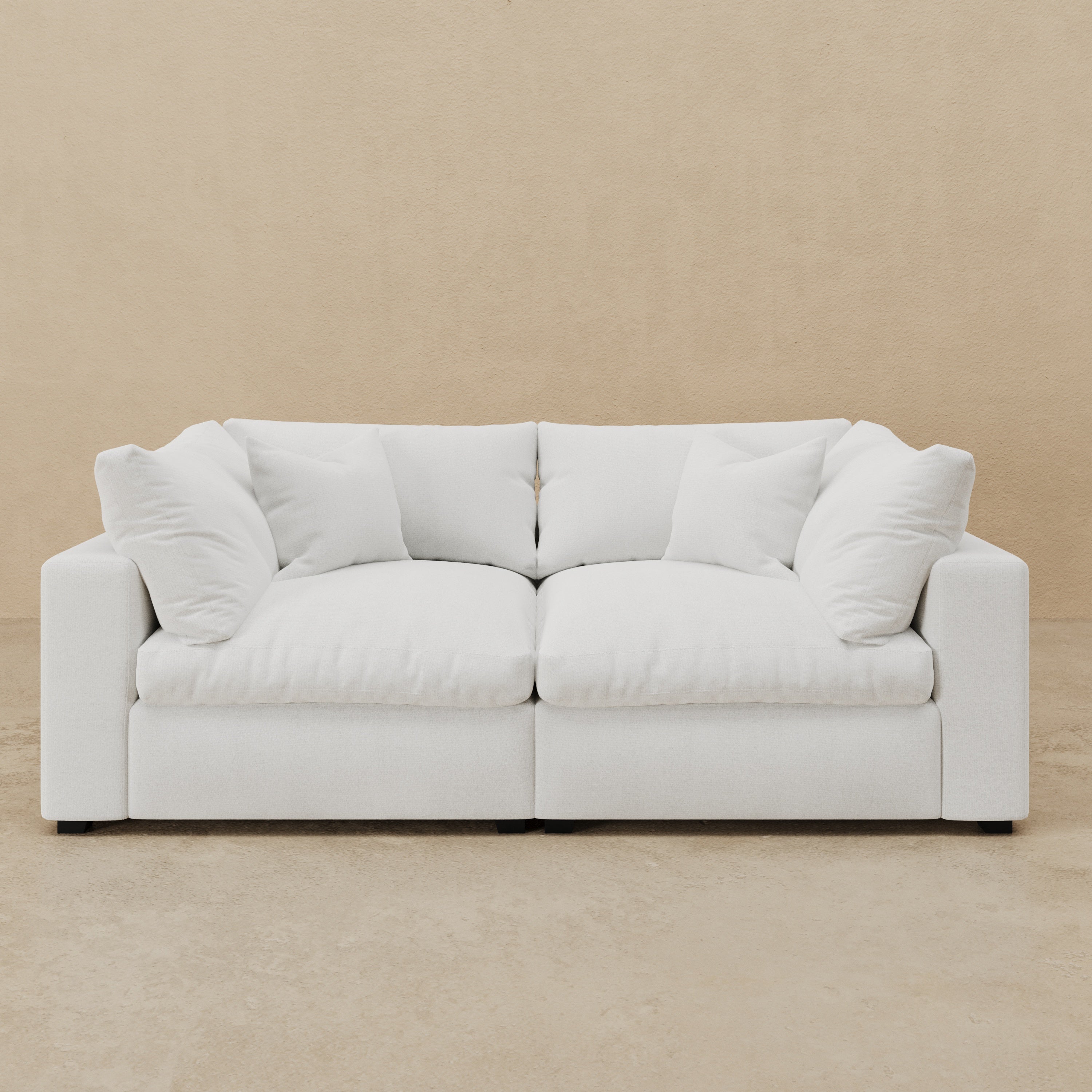 Nimbus Modular Loveseat (Custom) Down Feather #MWS Options 1