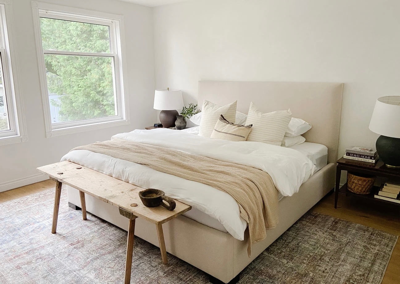 Santana Platform Bed (Custom) 🇨🇦 Queen 52"H #MWS Options 13