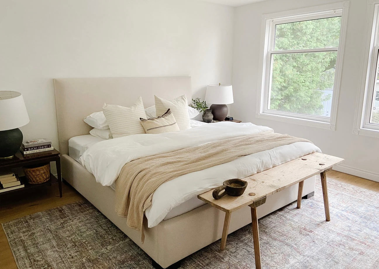 Santana Platform Bed (Custom) 🇨🇦 Queen 52"H #MWS Options 13