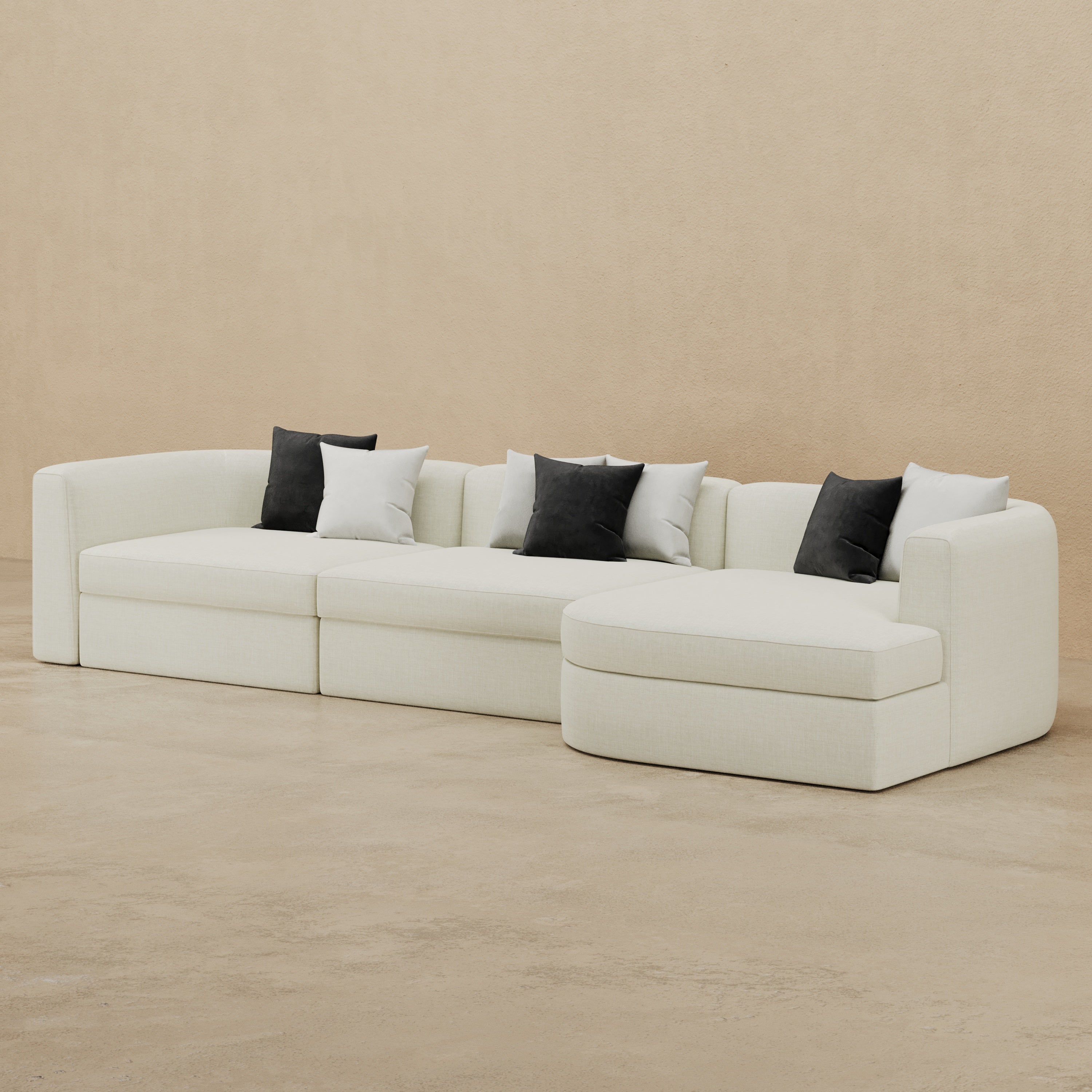 Daytona XL Sectional (Custom) 🇨🇦 Right-Hand Facing Chaise #MWS Options 1