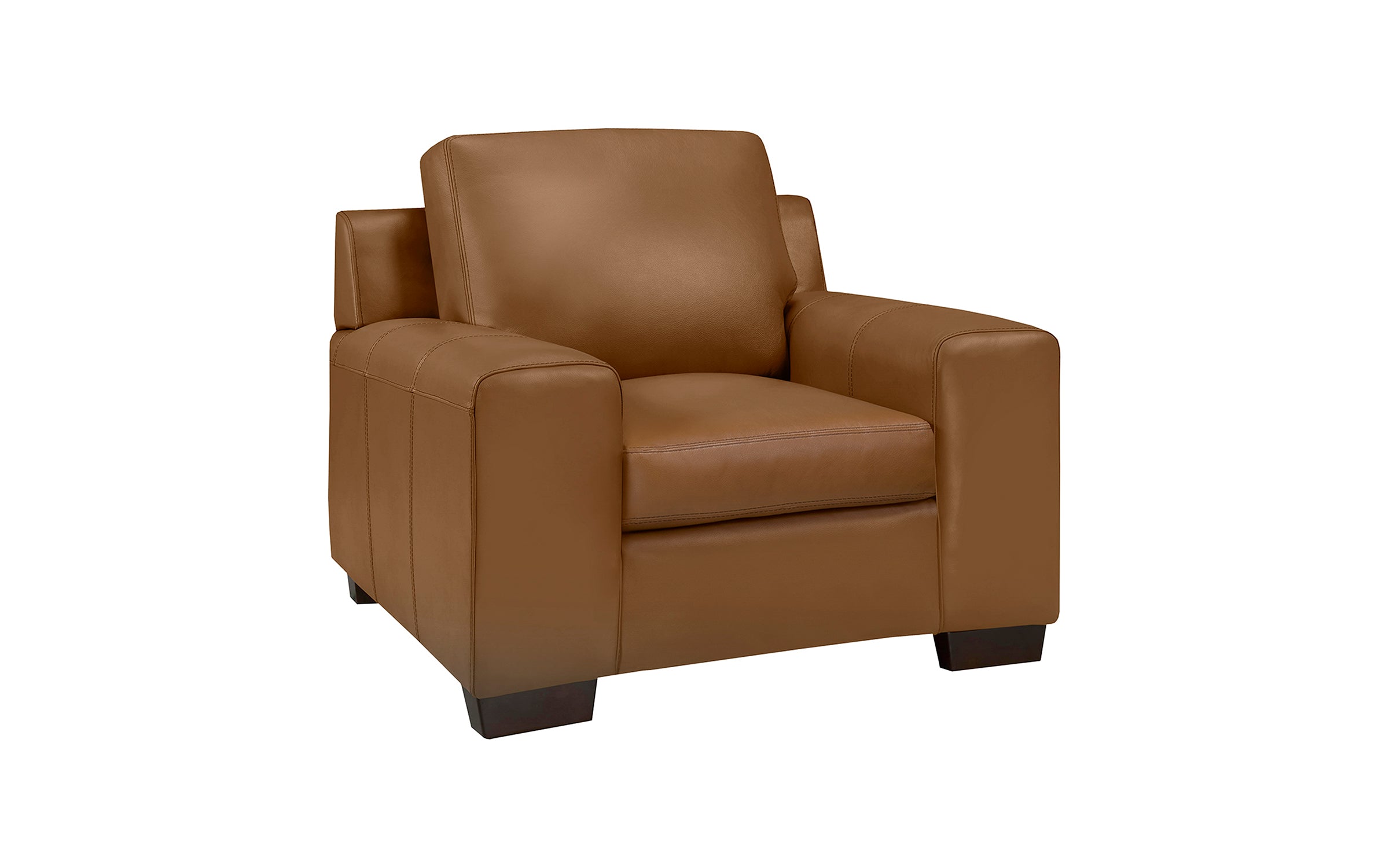 Bailey Chair - Top Grain Leather Saddle