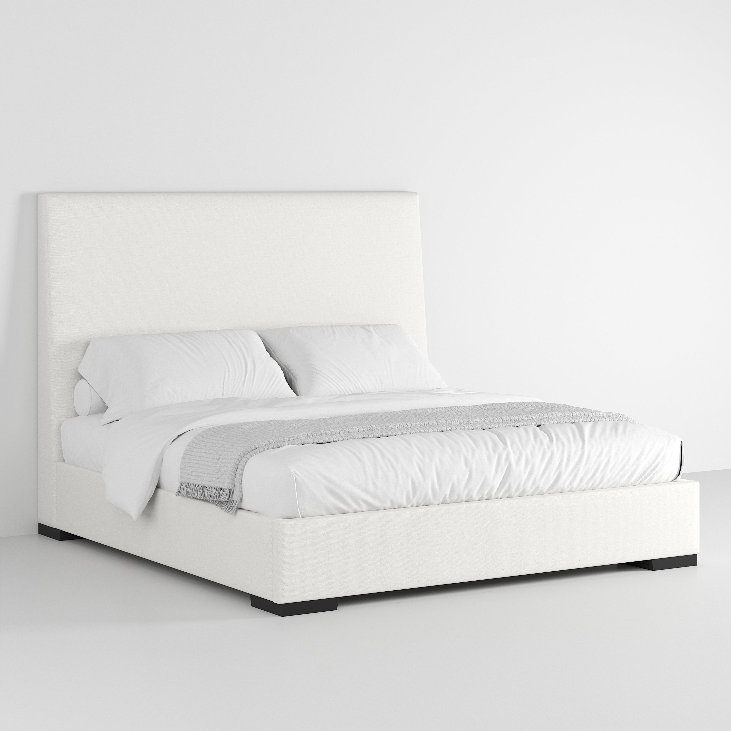 Slanted Santana Platform Bed (Custom) 🇨🇦 King 42"H #MWS Options 1