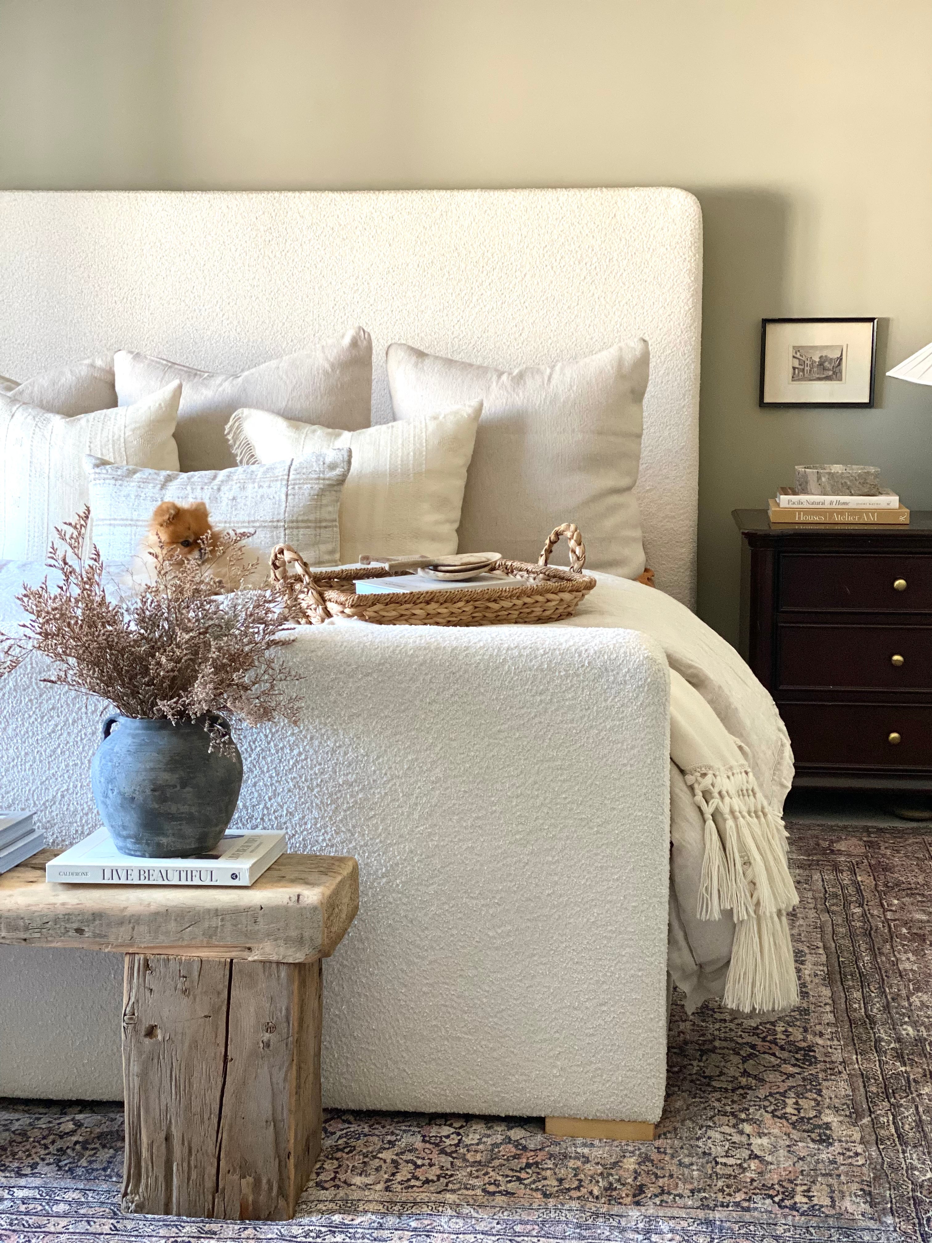 Kirsten Platform Bed (Custom) 🇨🇦 Double 52"H Standard Footboard #MWS Options 7