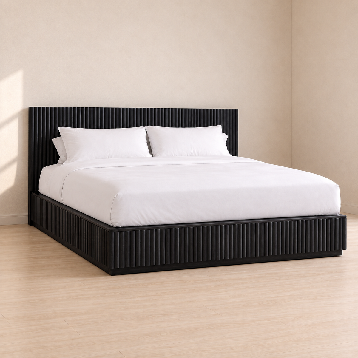 Lotus Platform Bed - Wooden (Custom)