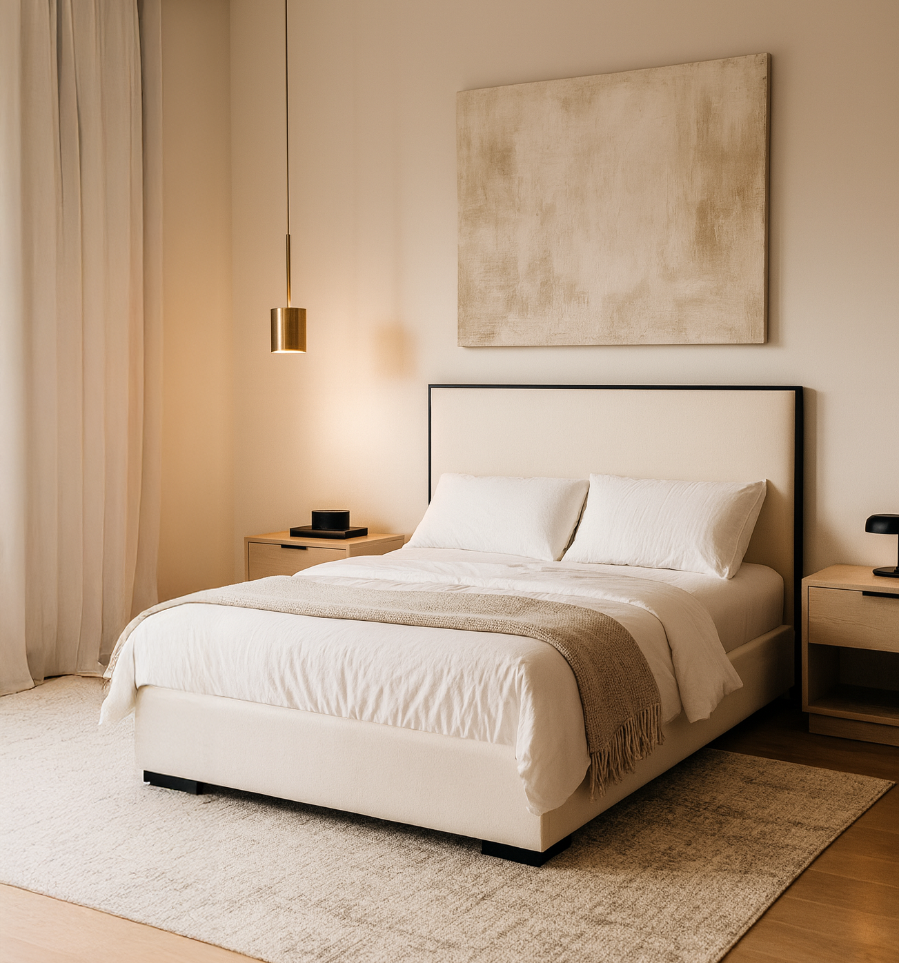 Sarasota Platform Bed (Custom) 🇨🇦 King 72"H #MWS Options 2
