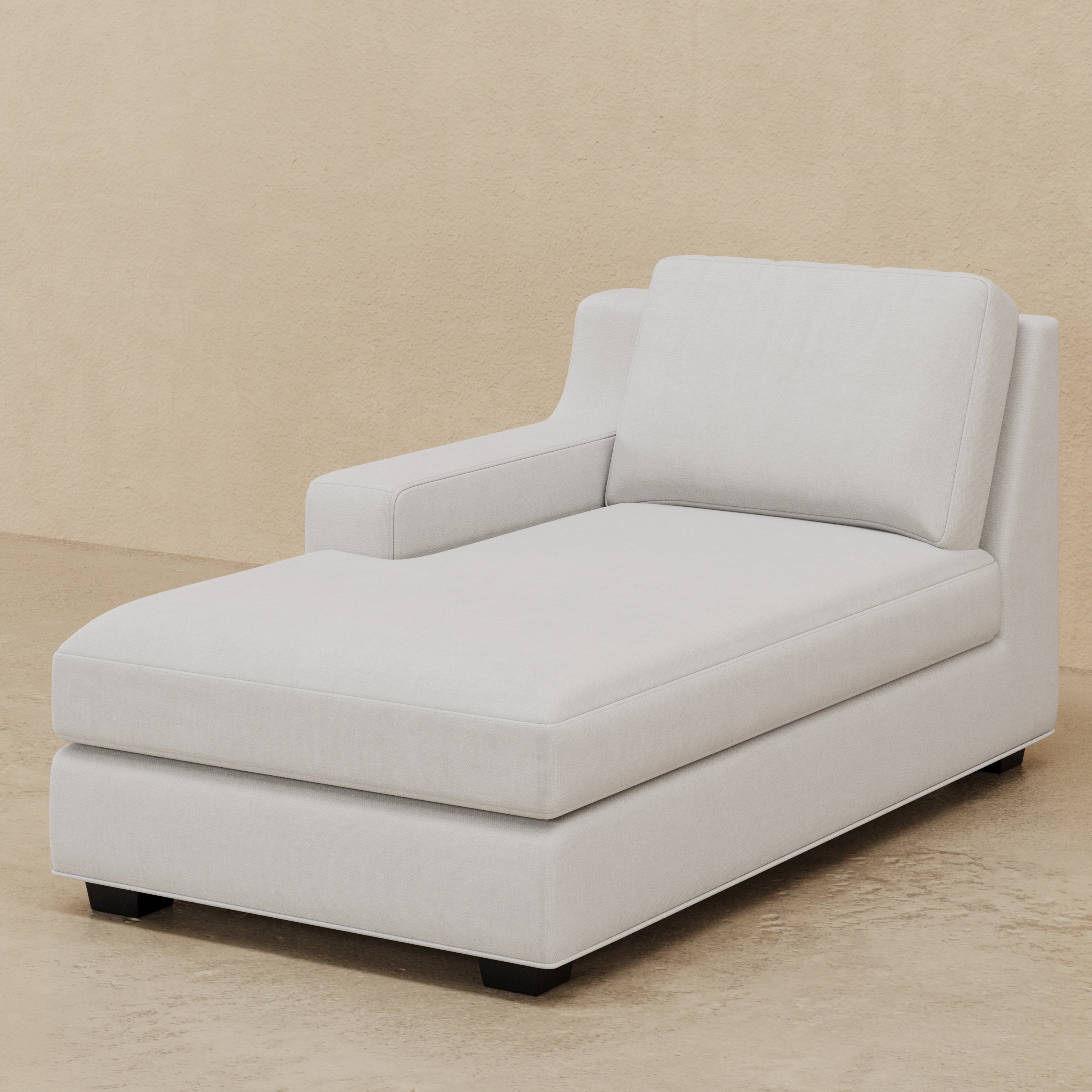 Sardinia Arm Chaise (Custom) 🇨🇦 Left-Hand Facing Arm 38" Classic Depth #MWS Options 3
