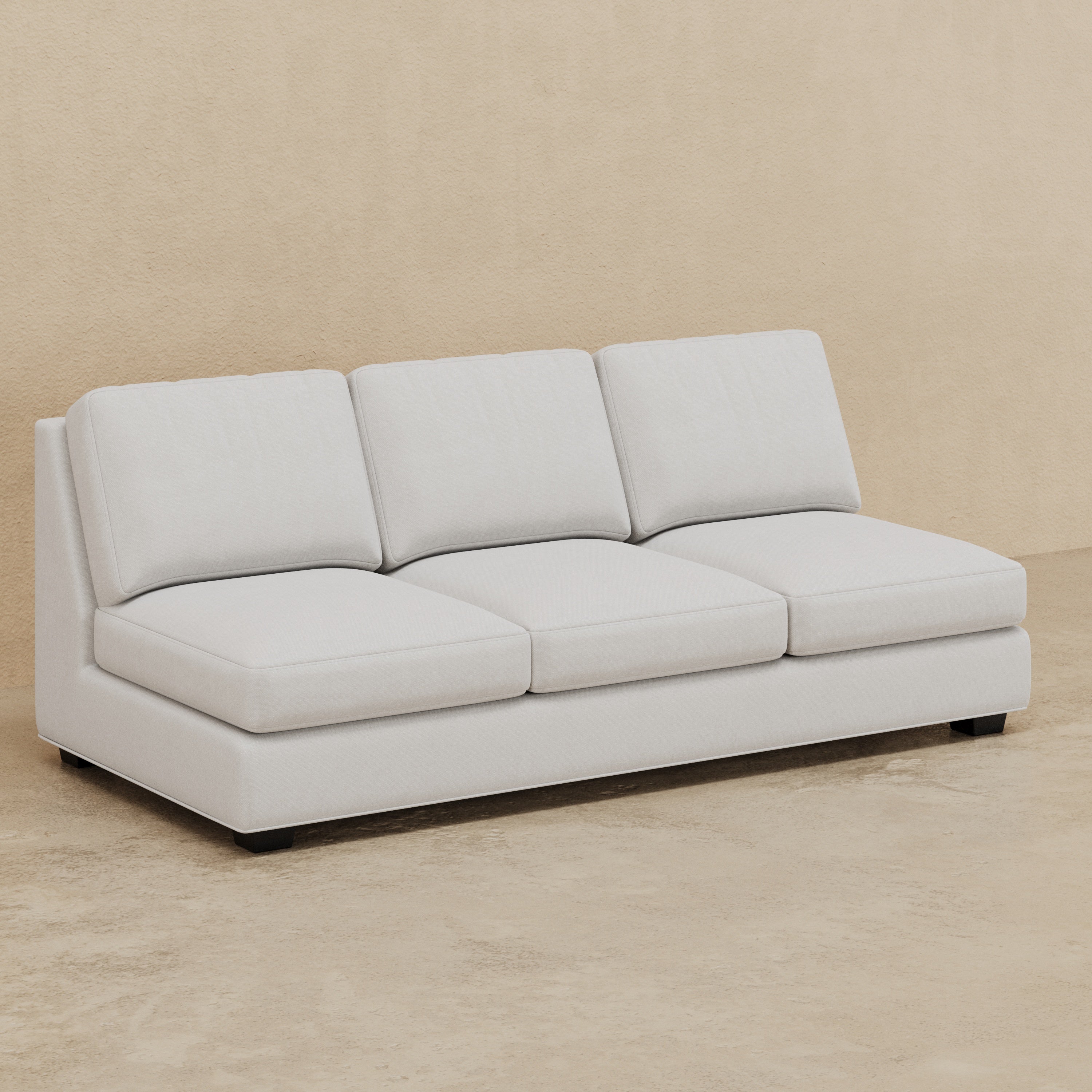 Sardinia Armless Sofa (Custom) 38" Classic Depth #MWS Options 4
