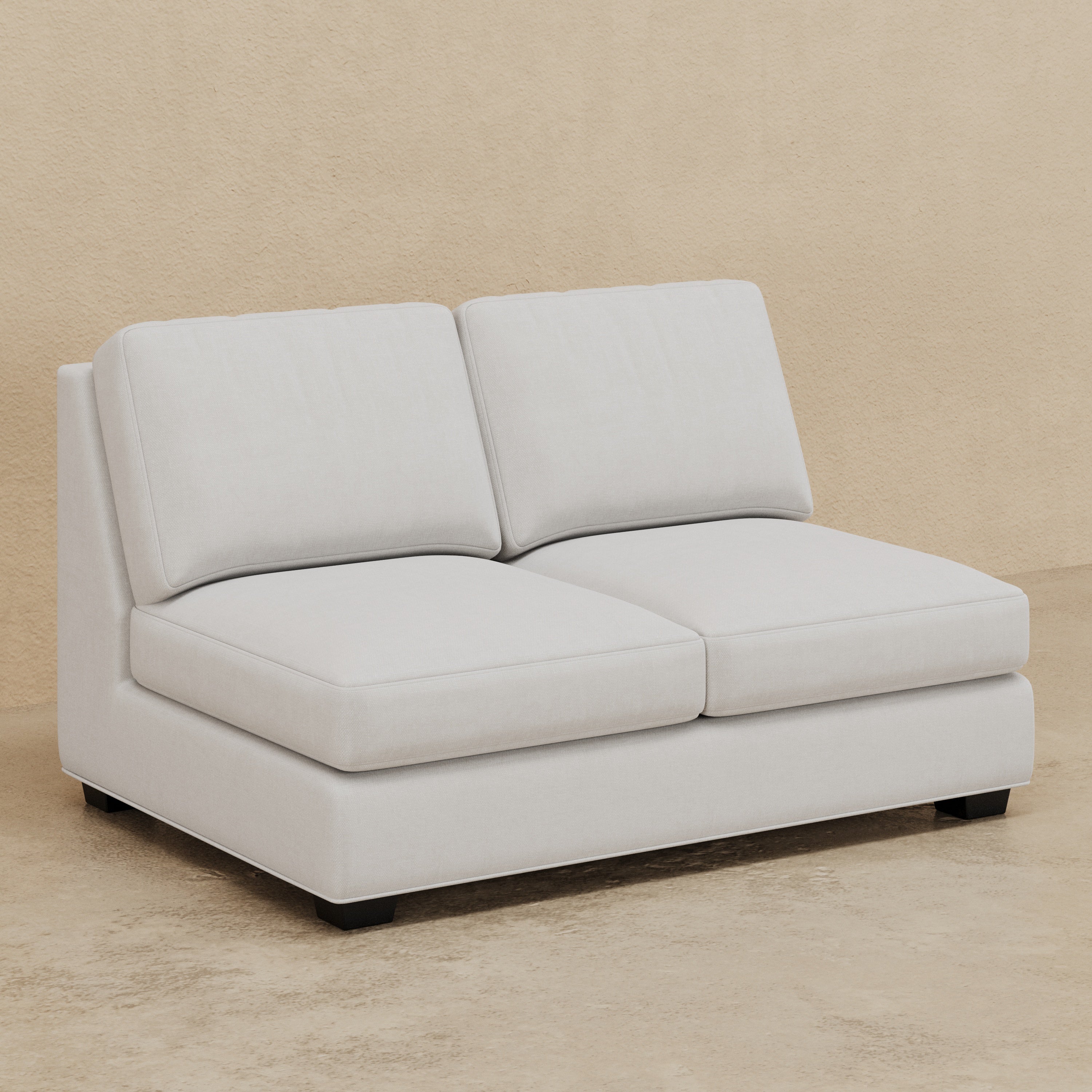 Sardinia Armless Loveseat (Custom) 🇨🇦 38" Classic Depth #MWS Options 4