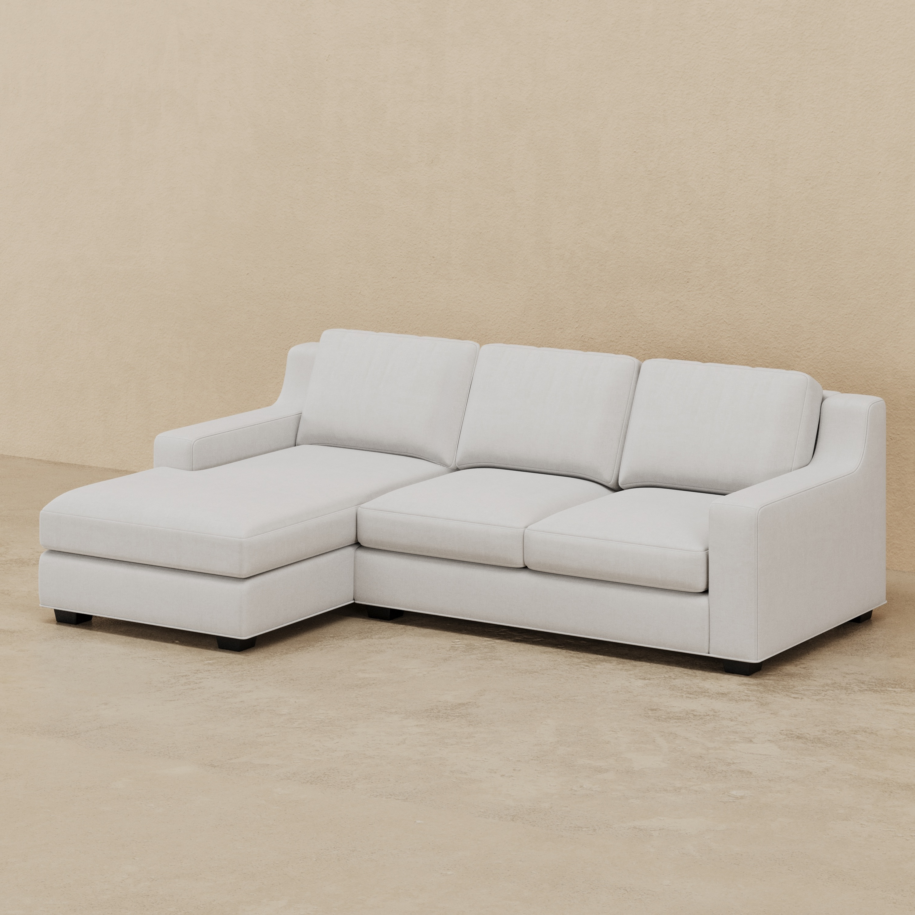 Sardinia Arm Chaise Sectional (Custom) Left-Hand Facing Arm Chaise 42" Lounge Depth #MWS Options 3