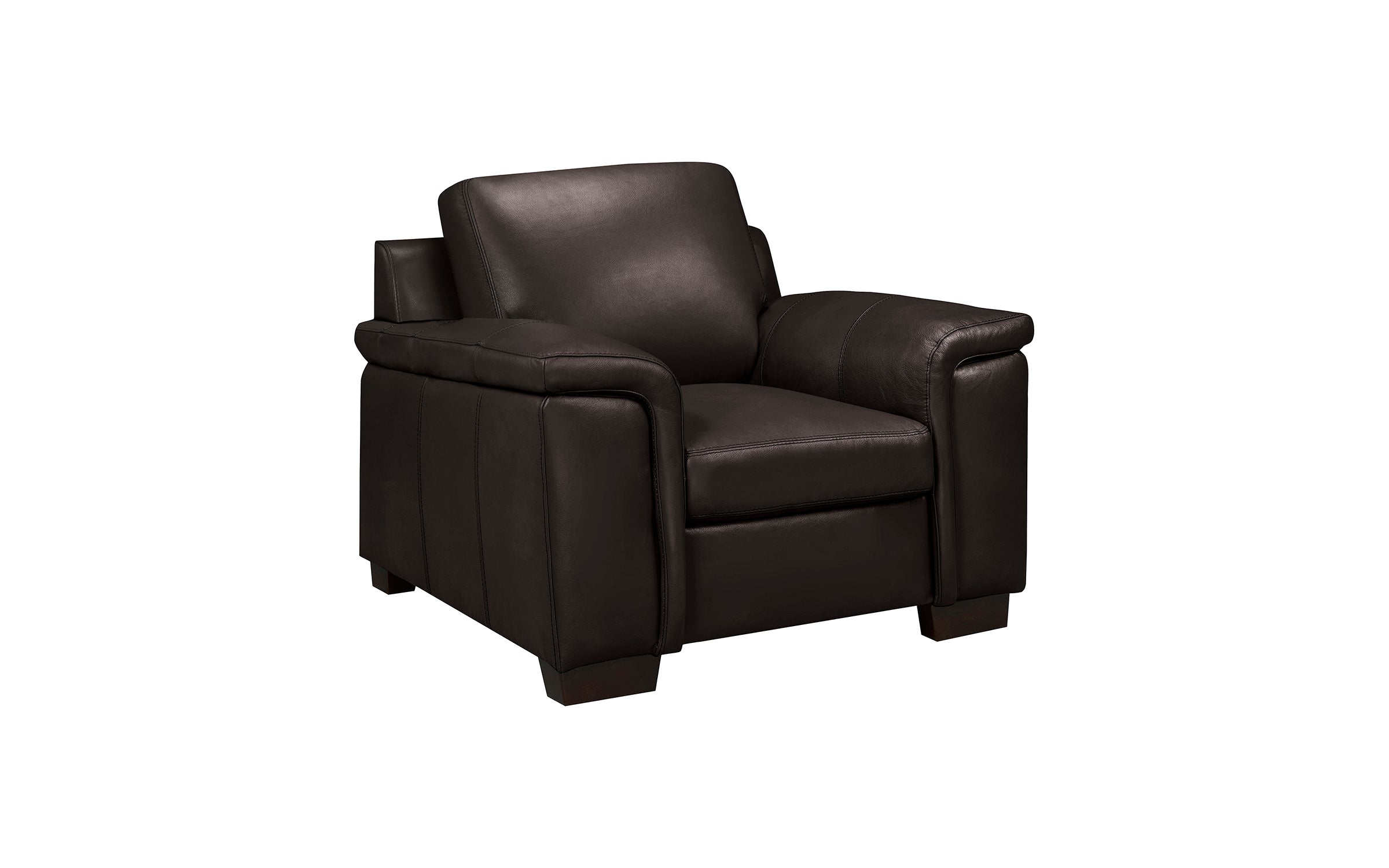 Signature Chair - Top Grain Leather Mocha