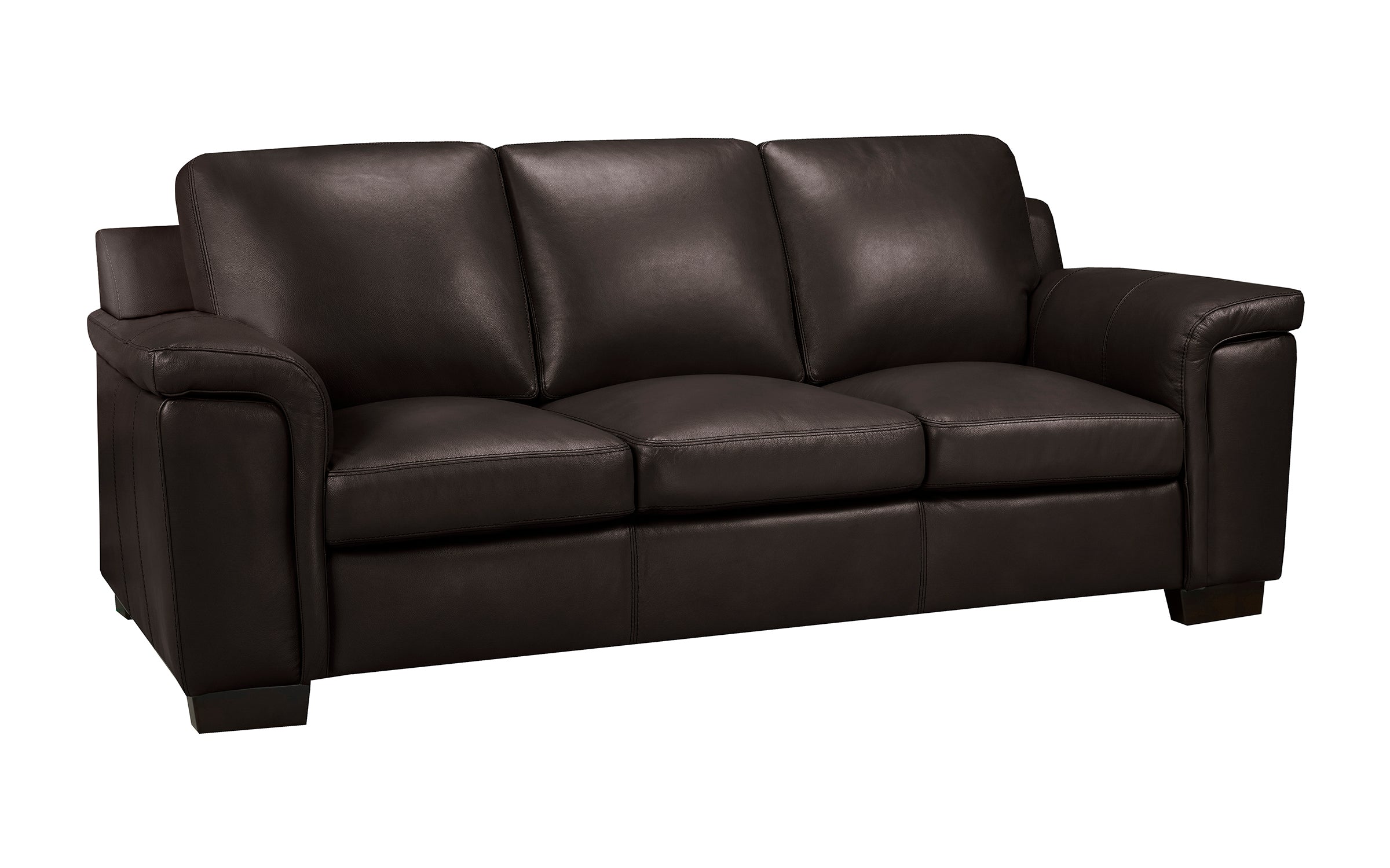 Signature Sofa - Top Grain Leather Mocha