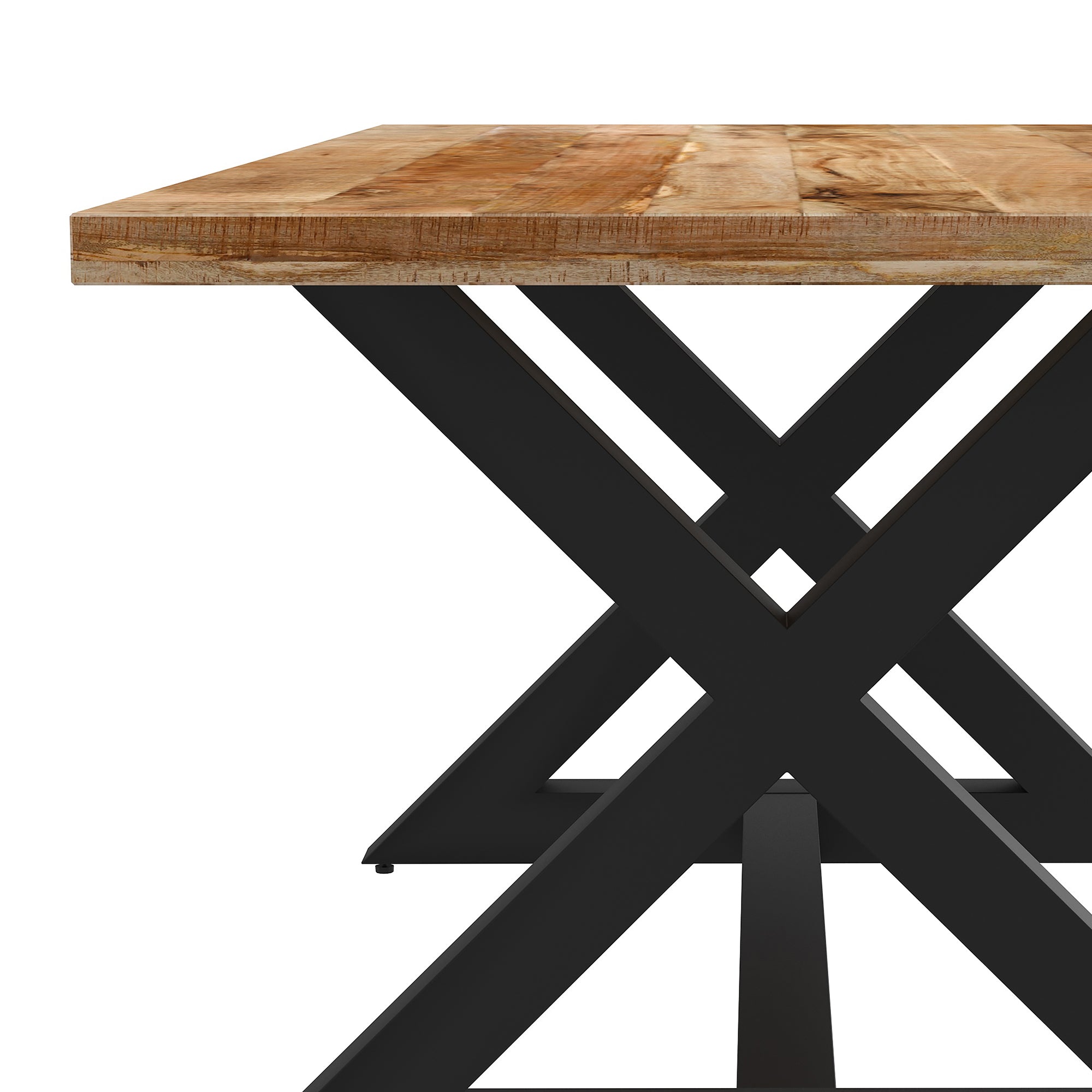 Zax-Dining Table-Natural/Black