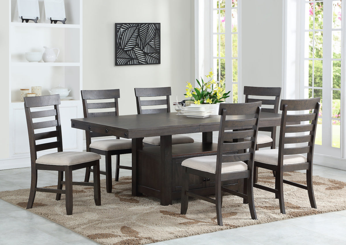 Ambassador 7PC Dining Set Dark Espresso Candace & Basil Furniture