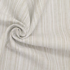Colette Stripe Linen Jacquard | 3PC Duvet Cover & Shams Set Ecru