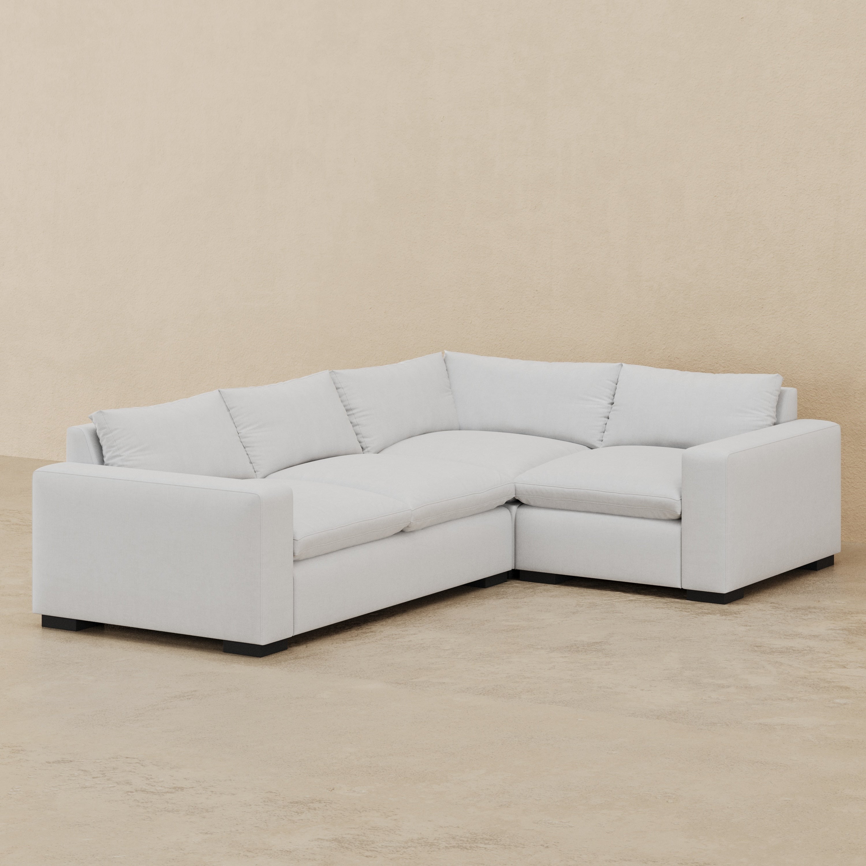 Isla 2 x 1 Sectional (Custom) LHF Loveseat & RHF Corner Loveseat