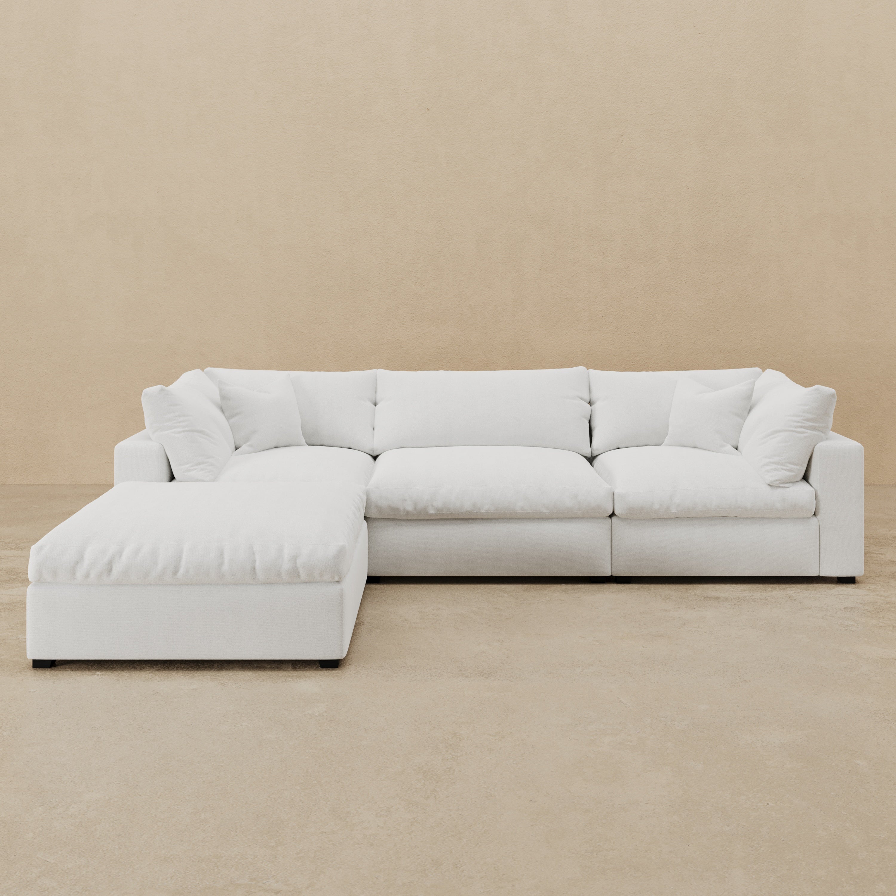 Nimbus Modular Sofa & Ottoman (Custom) Down Alternative (Micro Gel) #MWS Options 7