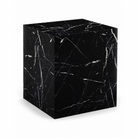 Monolith Accent Table - Black Marble