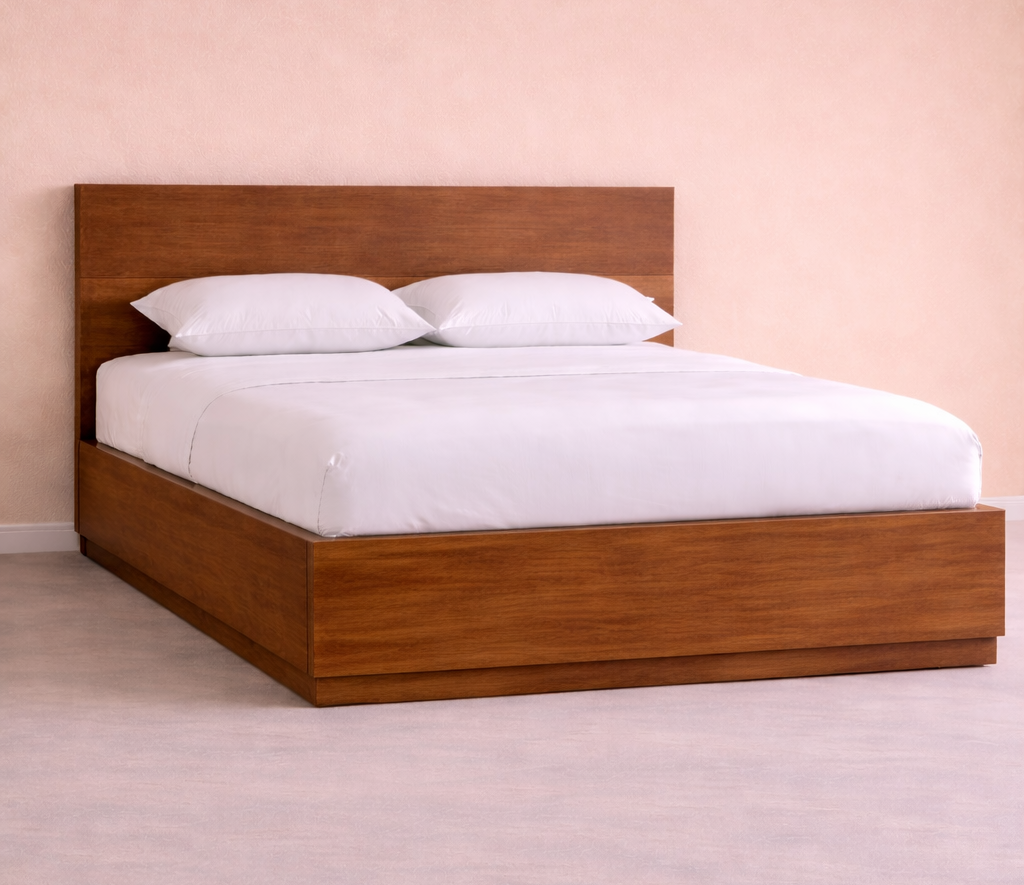 Lotus Platform Bed - Wooden (Custom)