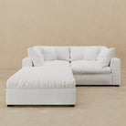 Nimbus Modular Loveseat & Ottoman (Custom) Down Alternative (Micro Gel) #MWS Options 1