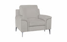 Alma Chair - Top Grain Leather Cloud Grey