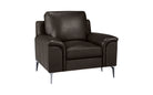 Alma Chair - Top Grain Leather Mocha