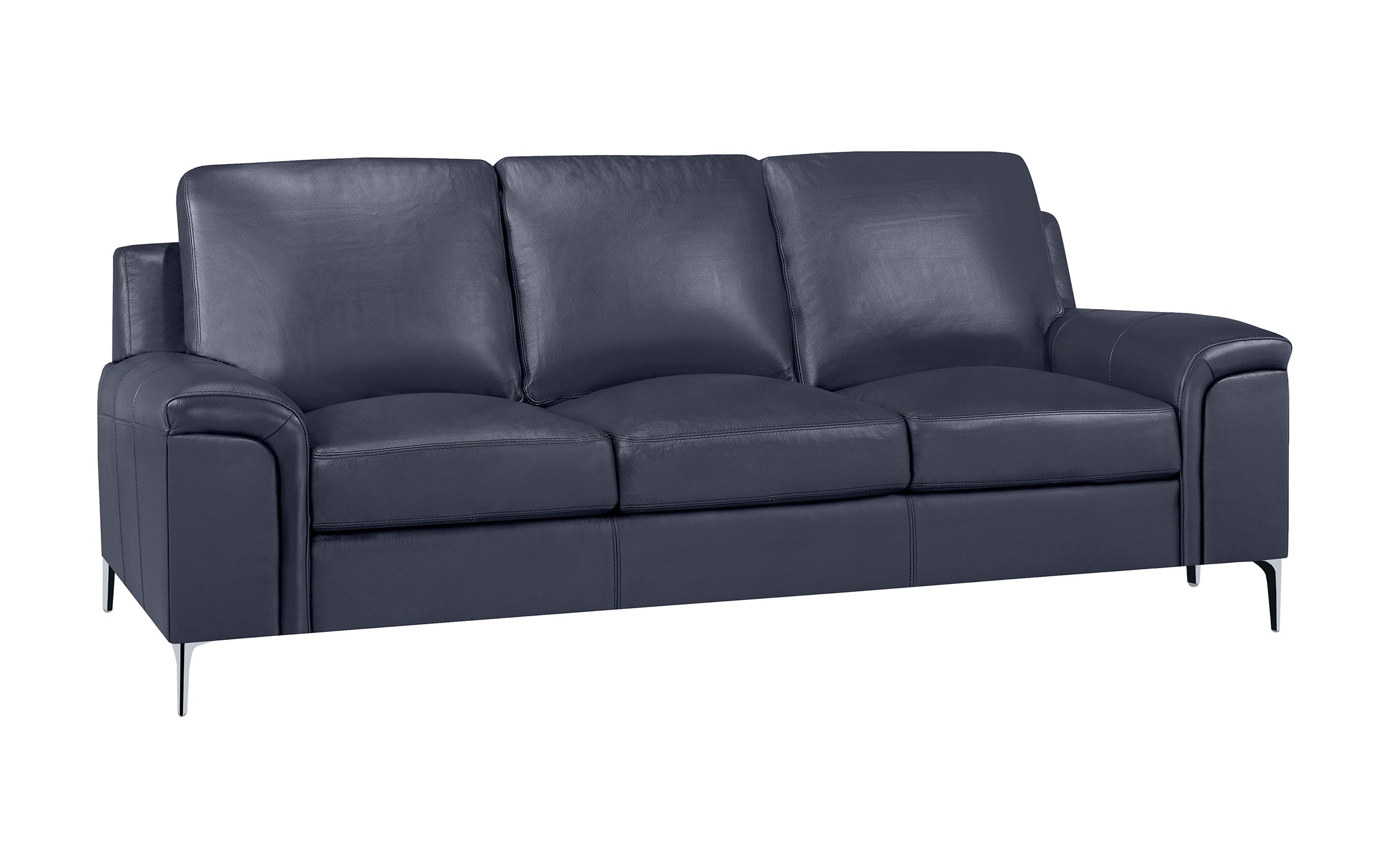 Alma Sofa - Top Grain Leather Navy