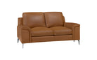 Alma Loveseat - Top Grain Leather Saddle