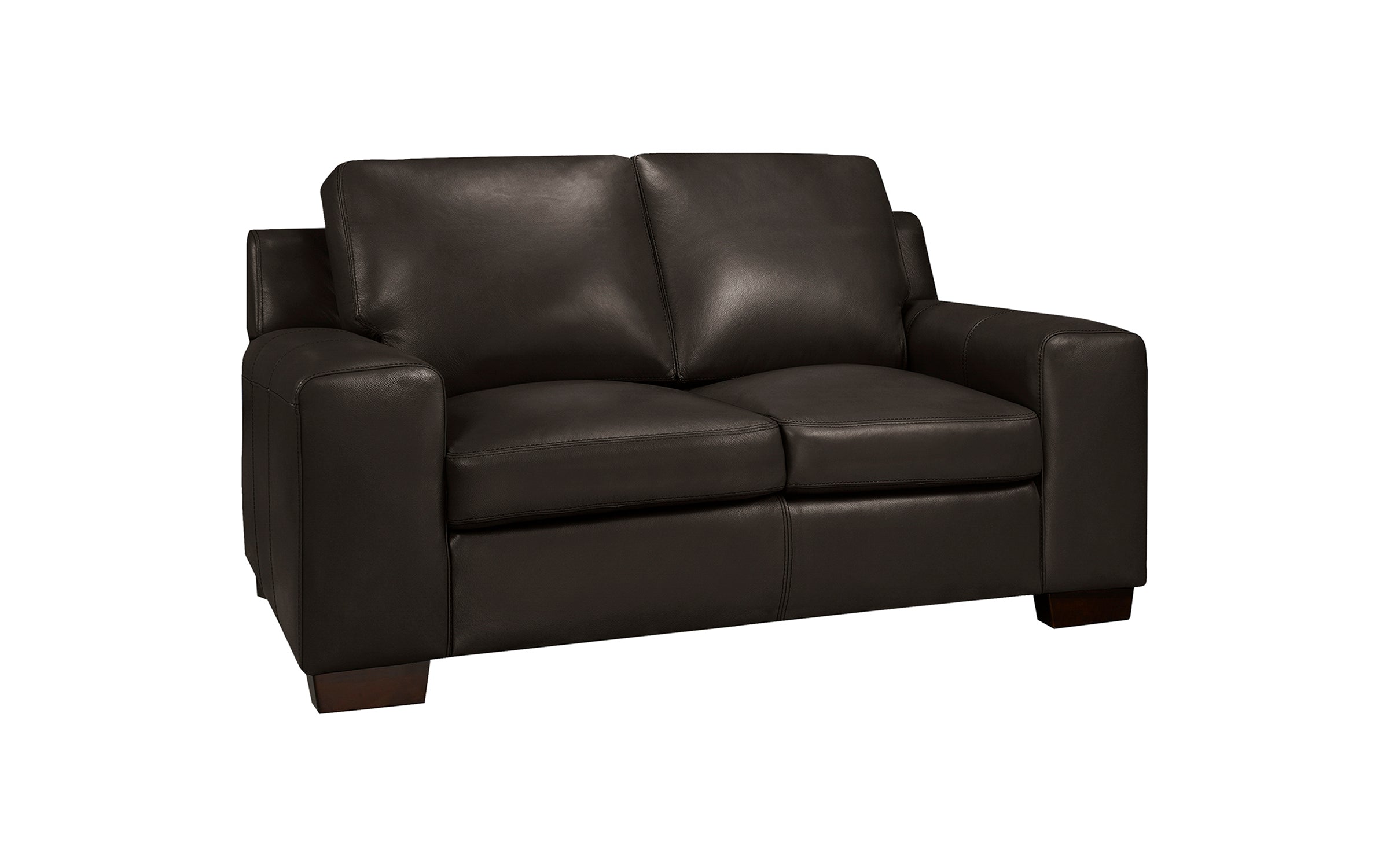 Bailey Loveseat - Top Grain Leather Mocha