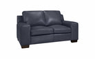 Bailey Loveseat - Top Grain Leather Navy