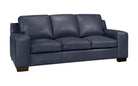 Bailey Sofa - Top Grain Leather Navy