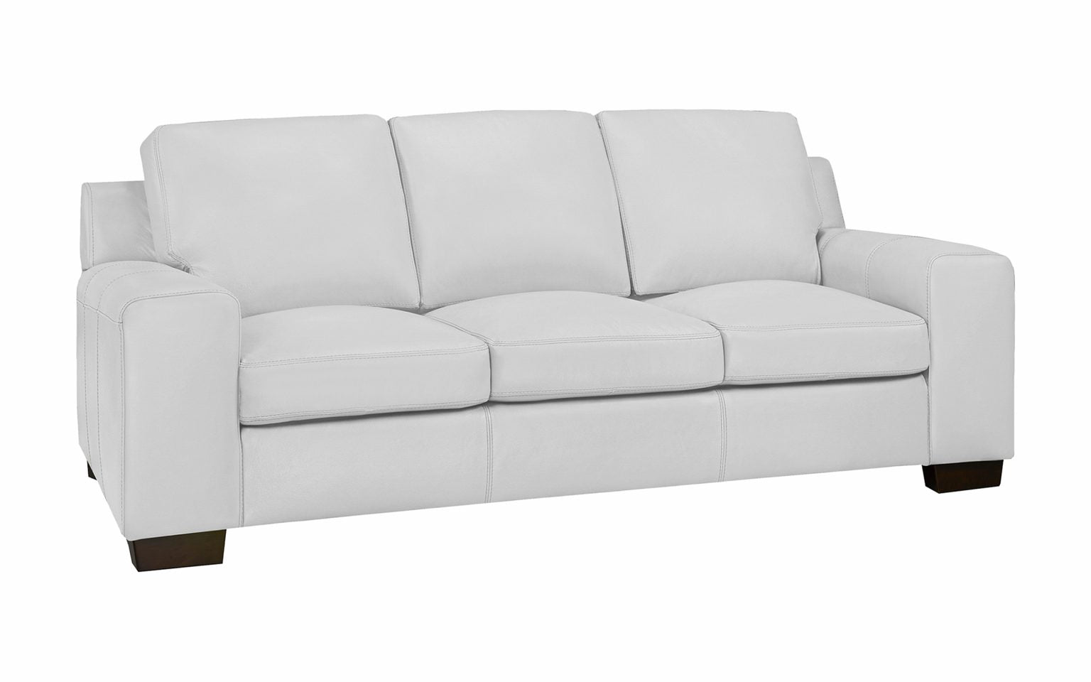 Bailey Sofa - Top Grain Leather Silver Grey