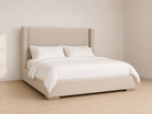 Clarissa Platform Bed (Custom) 🇨🇦 Queen 52"H Single Frame #MWS Options 1