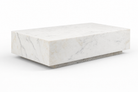 Monolith Coffee Table - White Marble