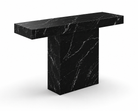 Monolith Console Table - Black Marble