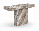 Monolith Console Table - Alabaster Marble