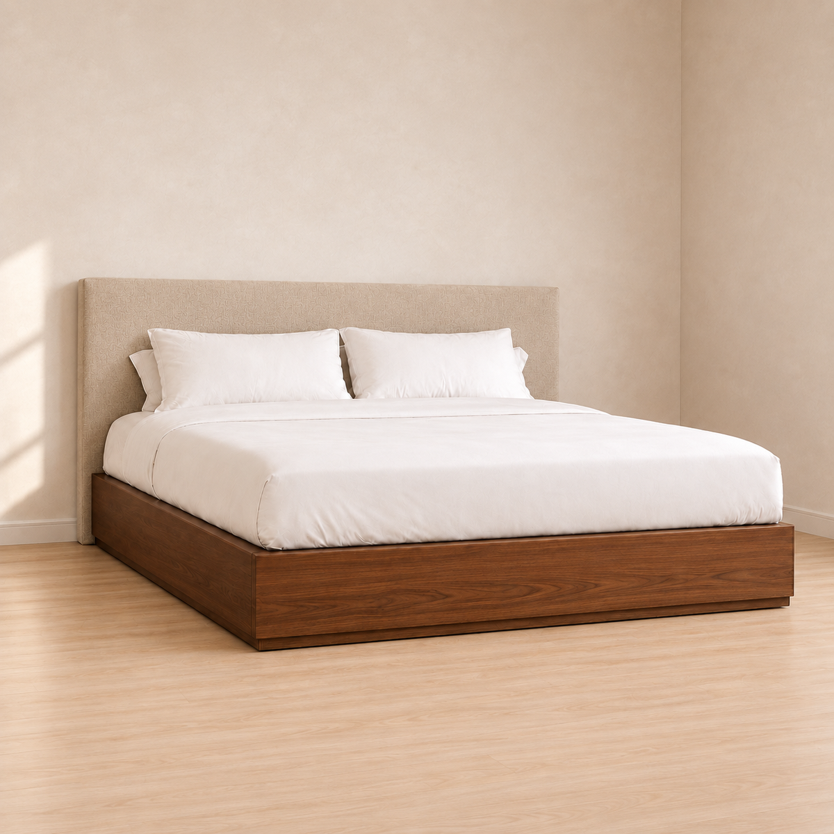 Lotus Platform Bed - Upholstered (Custom)
