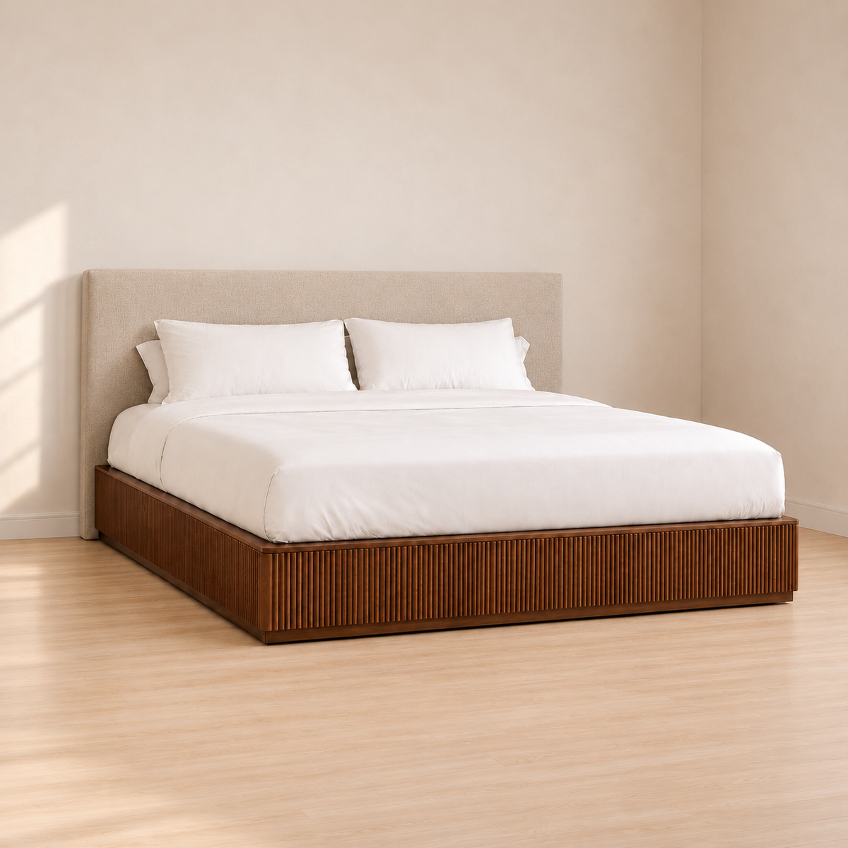 Lotus Platform Bed - Upholstered (Custom)