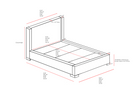 Clarissa Platform Bed (Custom)