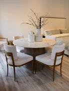 Stratford Dining Table - Round/Taupe