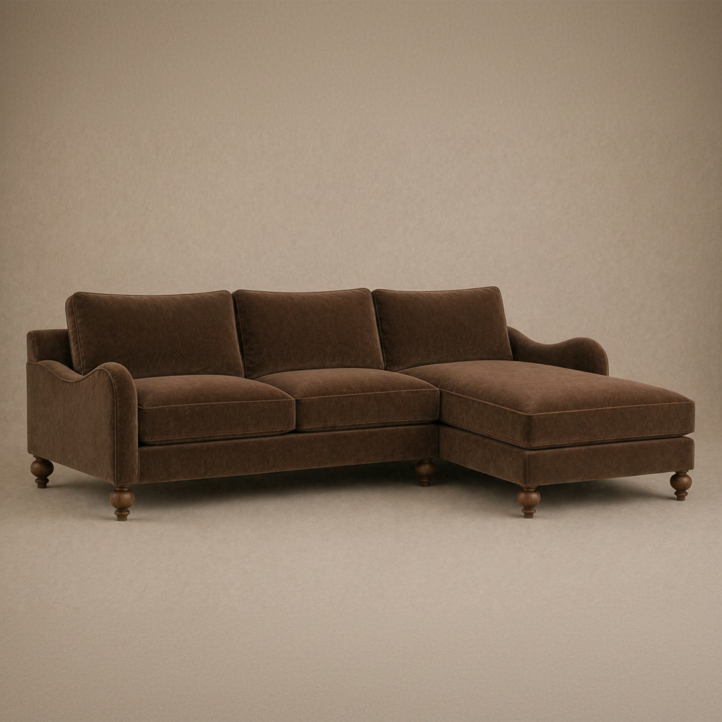 Windermere Arm Chaise Sectional (Custom) LHF Loveseat & RHF Arm Chaise #MWS Options 1