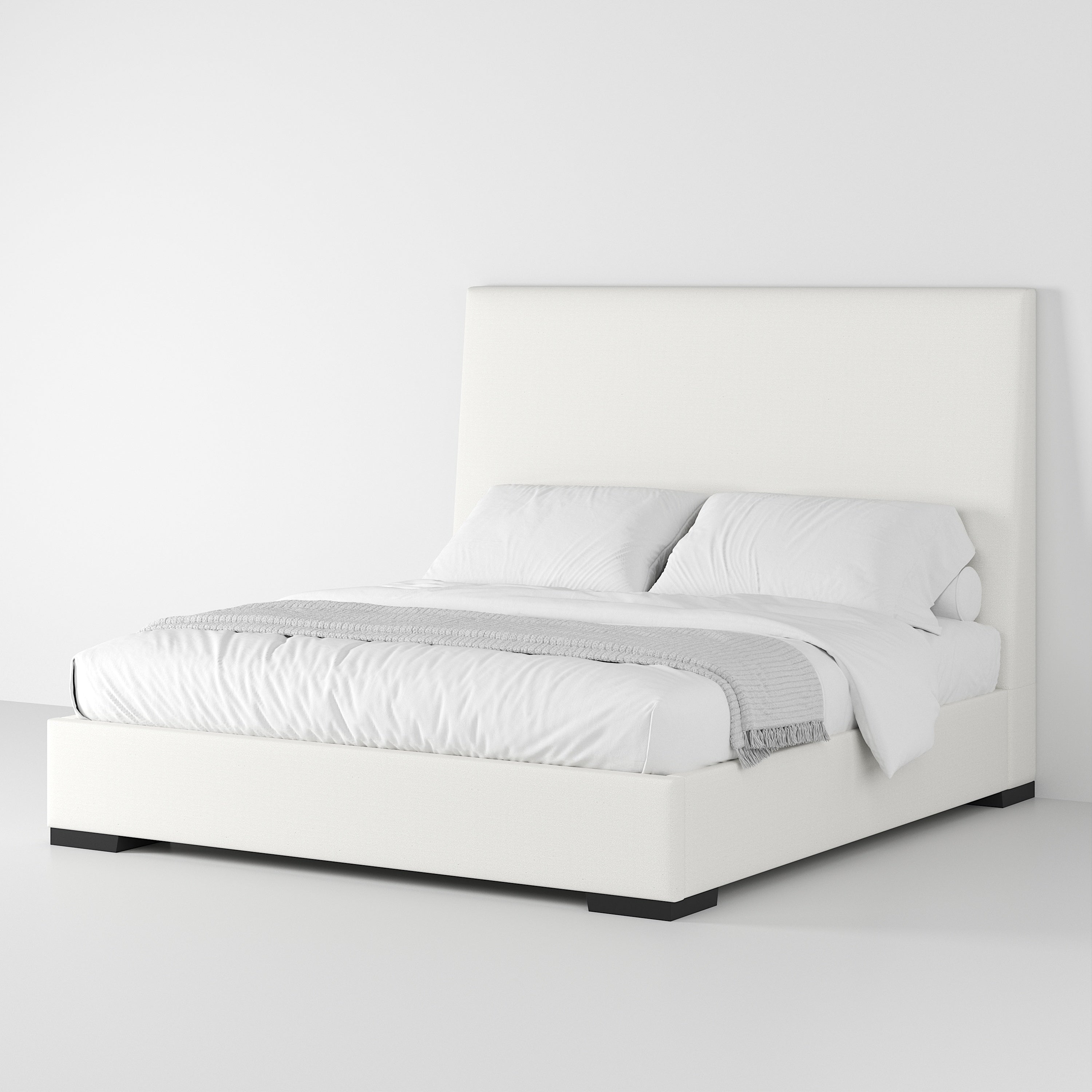 Slanted Santana Platform Bed (Custom) 🇨🇦 King 42"H #MWS Options 1