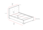 Gizelle Platform Bed (Custom)