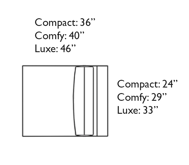 Stanton II Armless Chair (Custom)
