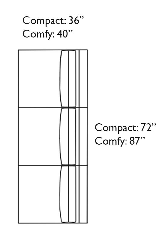 Stanton II Armless Sofa (Custom)