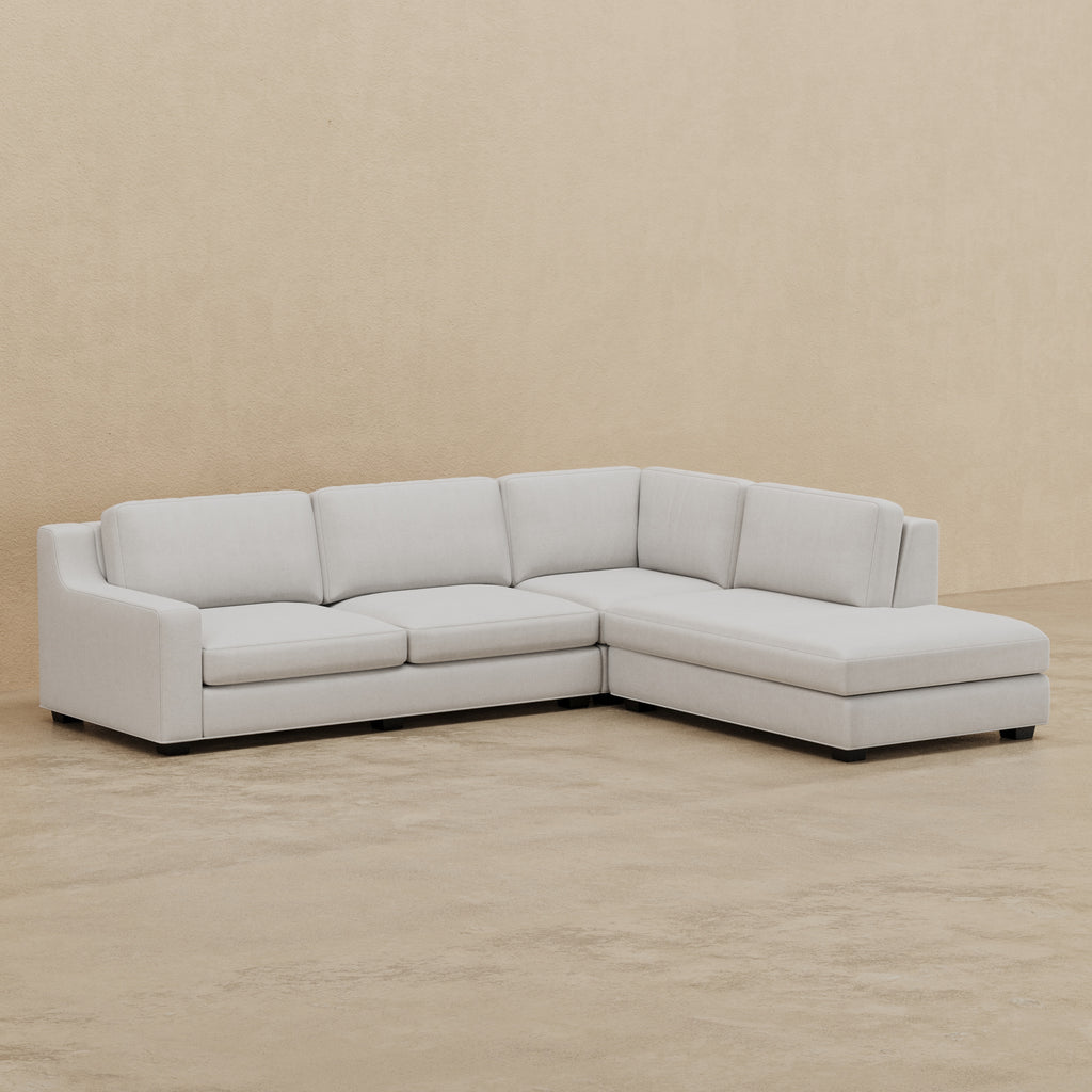 Sardinia Corner Chaise Sectional (Custom) LHF Loveseat & RHF Corner Chaise