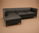 Jackson Arm Chaise Sectional (Custom) LHF Arm Chaise & RHF Loveseat