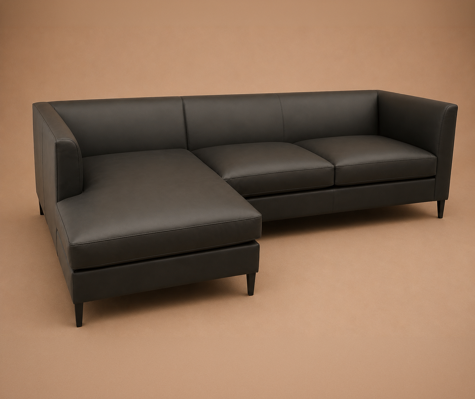 Jackson Arm Chaise Sectional (Custom) LHF Arm Chaise & RHF Loveseat