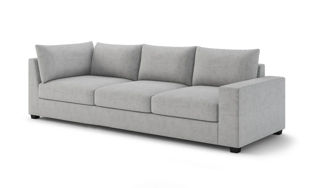 Stanton II Corner Sofa (Custom) 40" Comfy Depth RHF Corner Sofa #MWS Options 1